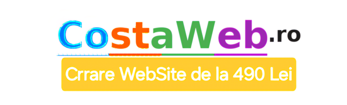 Creare / Realizare Site Web de Prezentare Pret 490 Lei